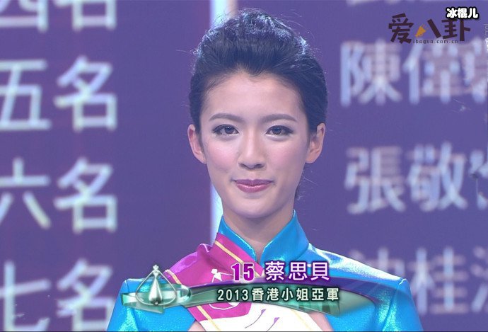 2013港姐亚军蔡思贝