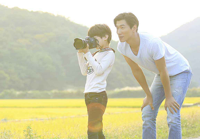 张亮与儿子天天《爸爸去哪儿》