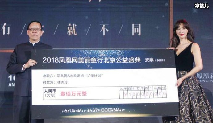 林志玲捐款8位数救助儿童