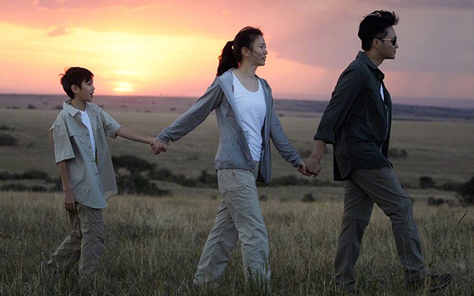 袁咏仪张智霖和儿子张慕童