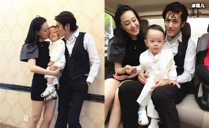 季晨一家三口照片
