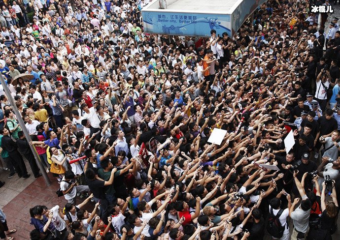 追星族现场照片