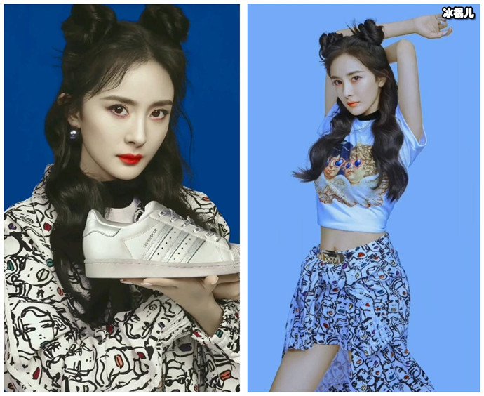 杨幂哪吒头造型