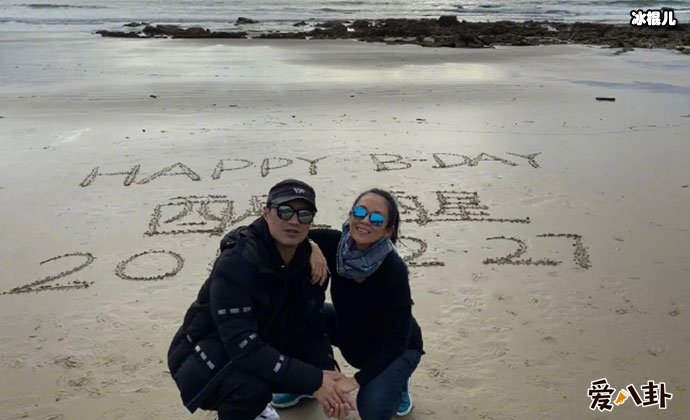 章子怡汪峰近照