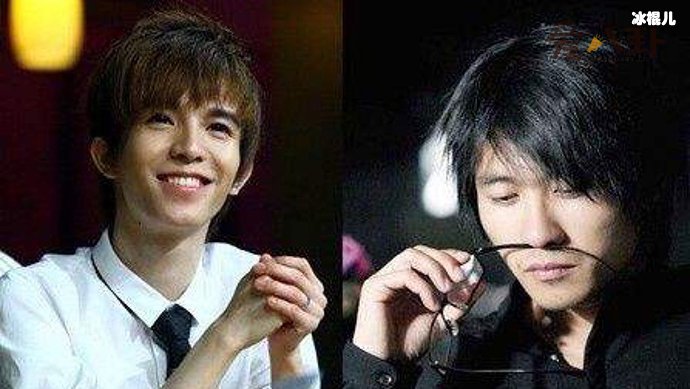 郭敬明韩寒照片