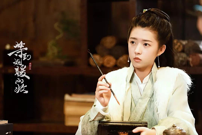 何蓝逗在电视剧中的扮相