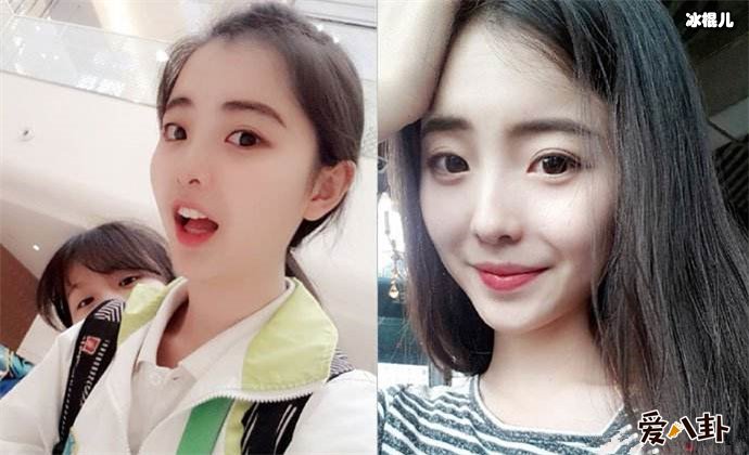 李希萌中学时照片