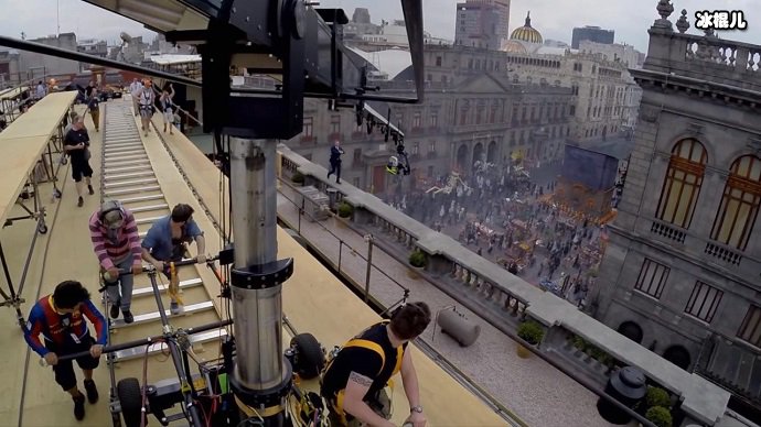 电影007拍摄片场