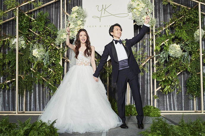 林宥嘉与妻子丁文琪婚礼