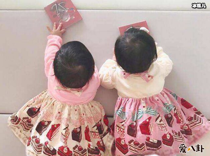 谢娜双胞胎女儿正面照曝光