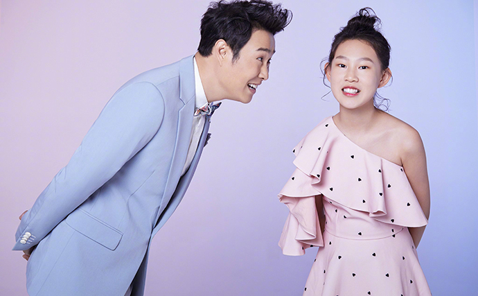 小沈阳和12岁女儿沈佳润