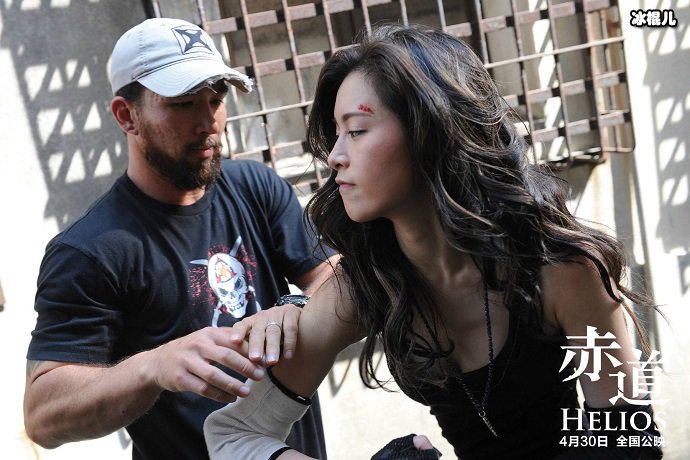 文咏珊在《寒战》中一直都是很努力融入女杀手的这个角色