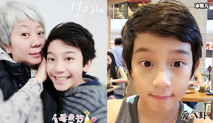 童星林沐然和妈妈