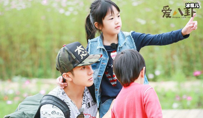 吴尊和两个孩子