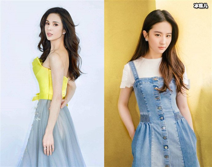 李若彤与刘亦菲照片