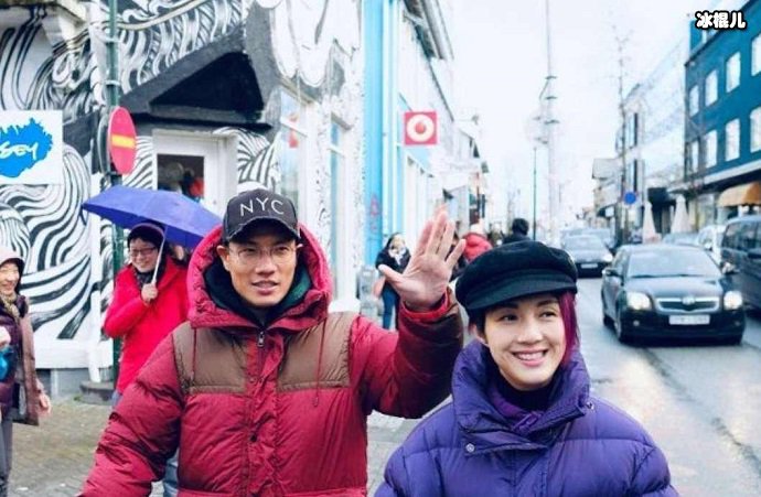 杨千嬅和老公旅行照