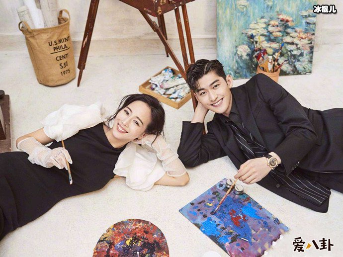 张翰张钧甯甜蜜互动