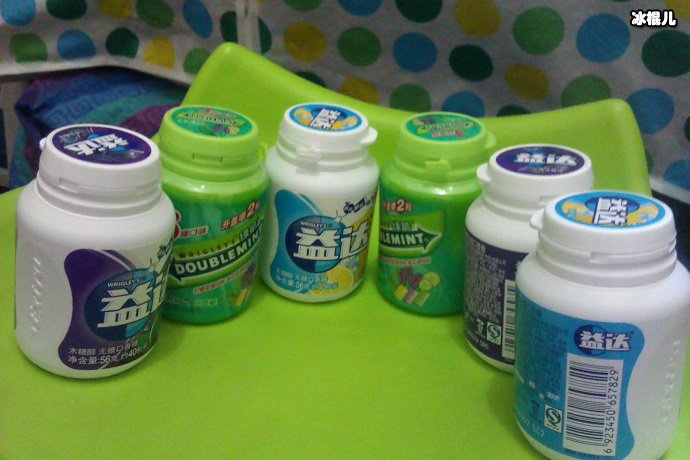 超市一类的口香糖