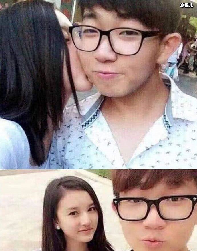 宋祖儿和前男友亲密照