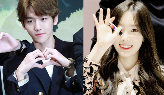 边伯贤机场抱泰妍