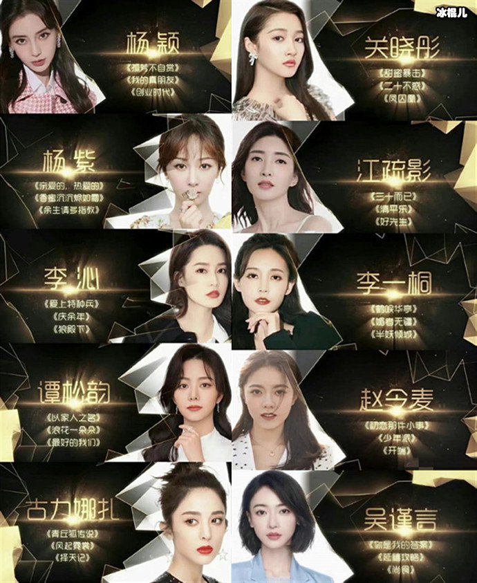 金鹰女神2022年候选人名单