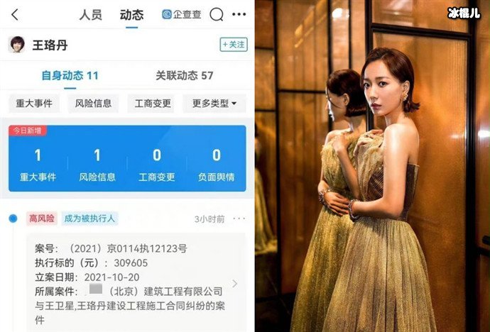 王珞丹拖欠工程款被强制执行