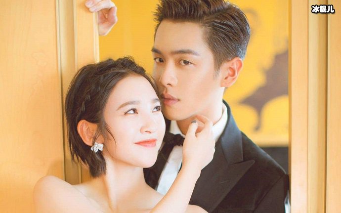 张若昀唐艺昕婚纱照