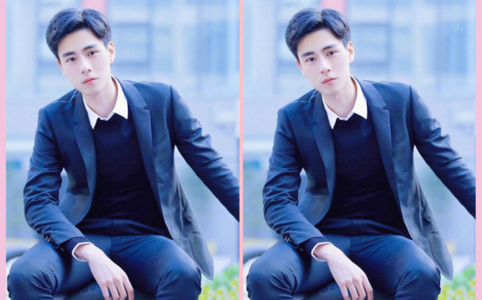 胡一天帅气西装照片