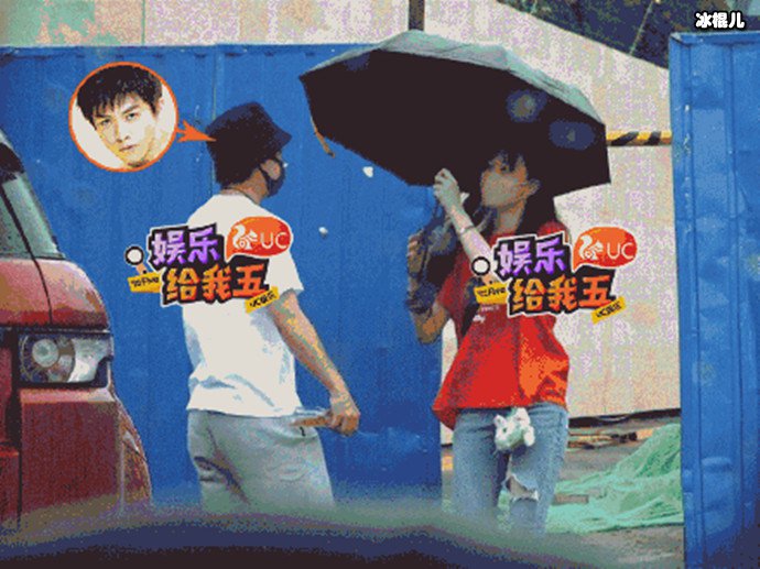 媒体拍到的武艺与女友