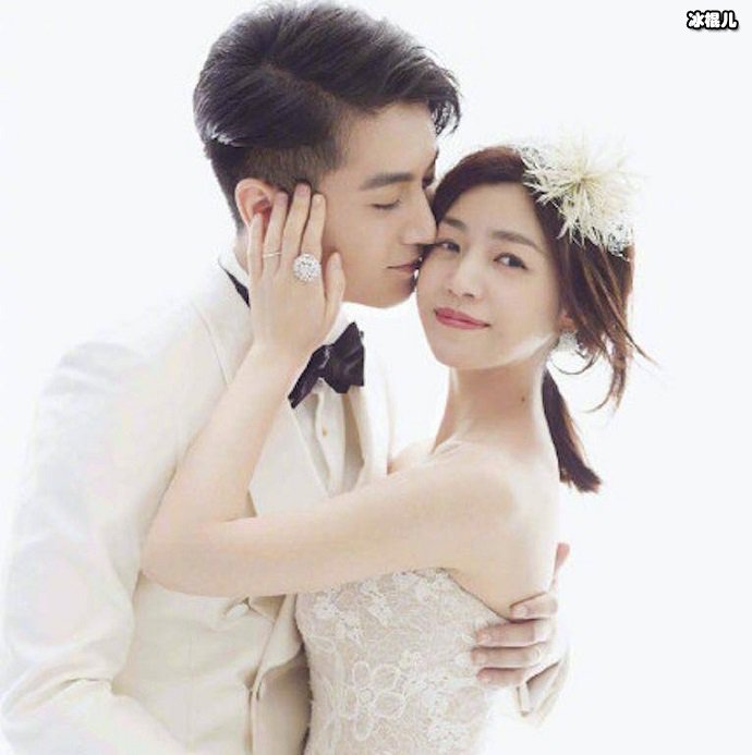 陈晓陈妍希婚纱照