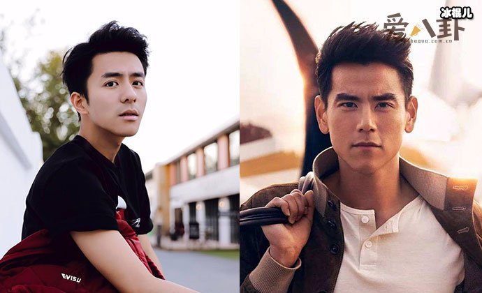张植绿和彭于晏对比照