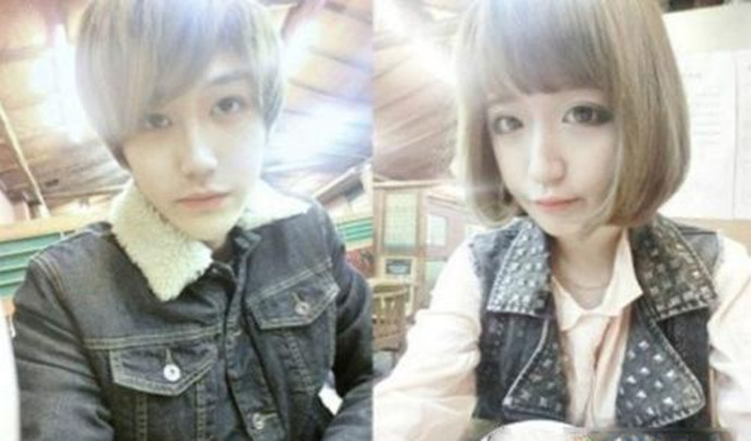 汪铎与女友合影照曝光，女友被爆整容