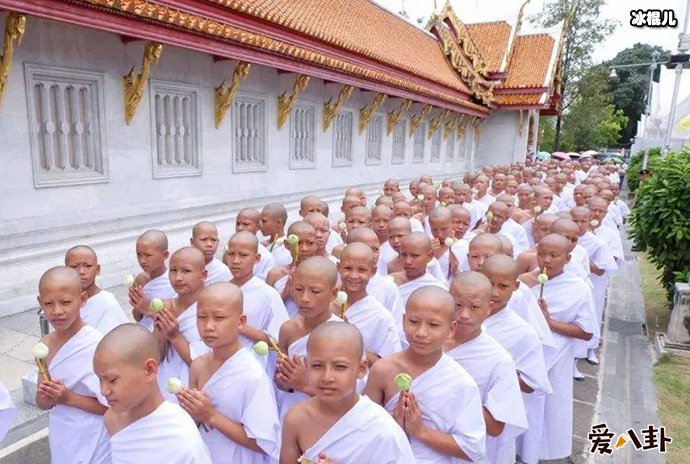 泰国的僧人眉毛也要剃吗