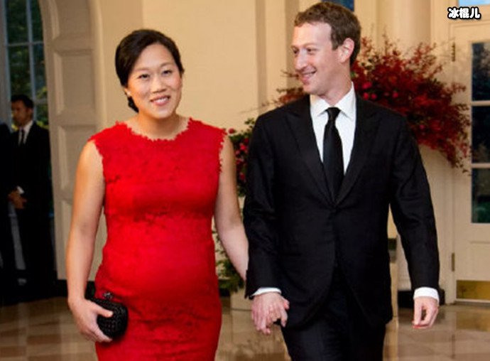 扎克伯格与妻子