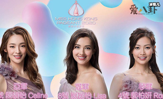 2020香港小姐前三甲