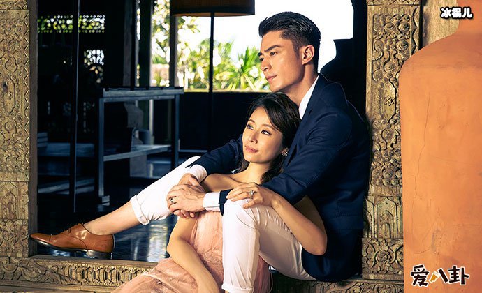 林心如霍建华婚纱照