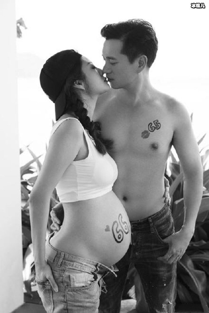 安以轩晒出孕肚照