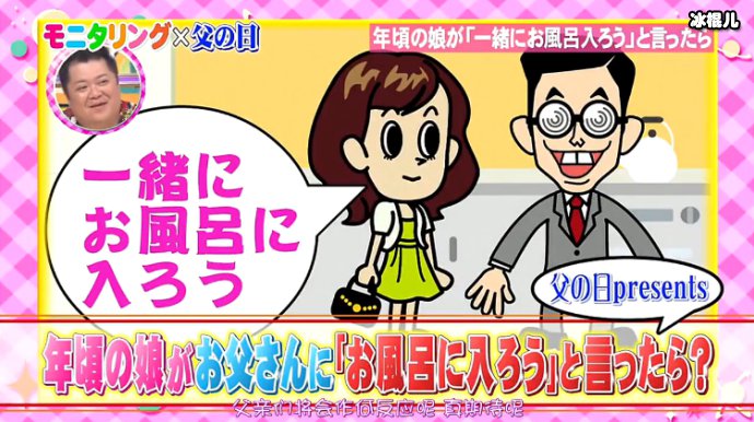 18岁的女儿邀请父亲一起洗澡