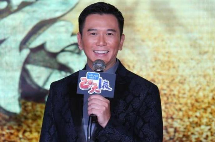 温兆伦采访现场