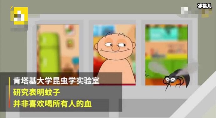 蚊子叮咬人类动画