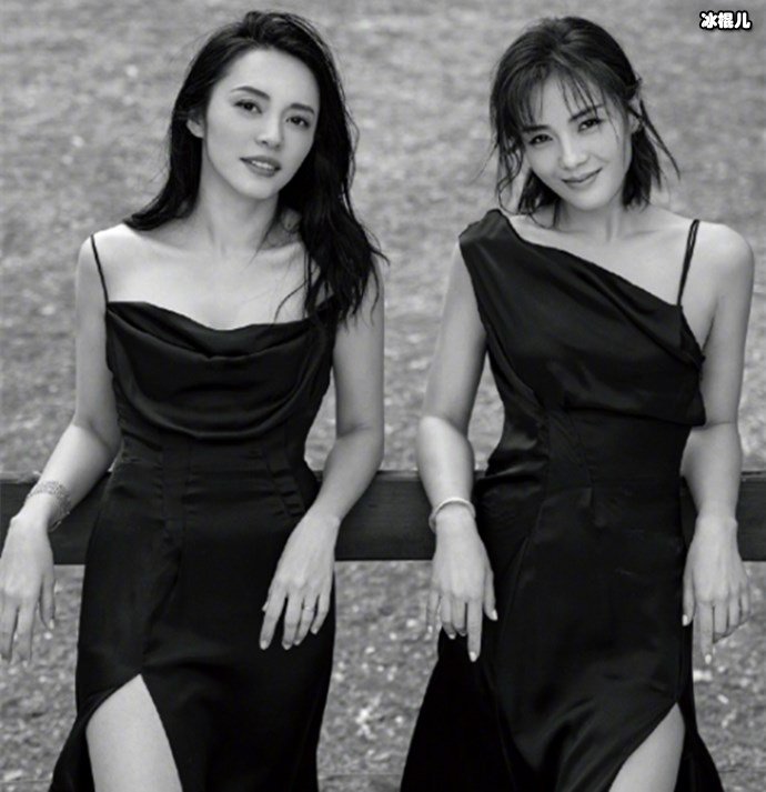 刘涛姚晨同框照