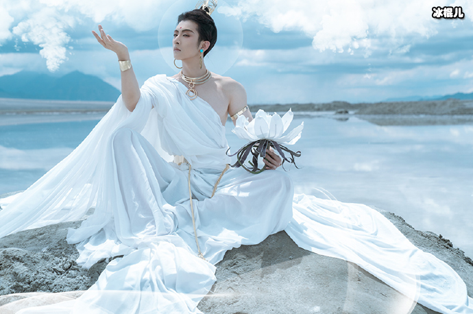 李孟羲敦煌菩萨走红