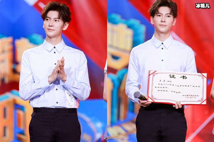 王嘉获优秀青年演员称号