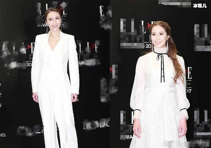 徐子淇与黎姿穿搭