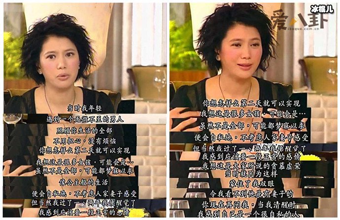 袁咏仪承认被包养