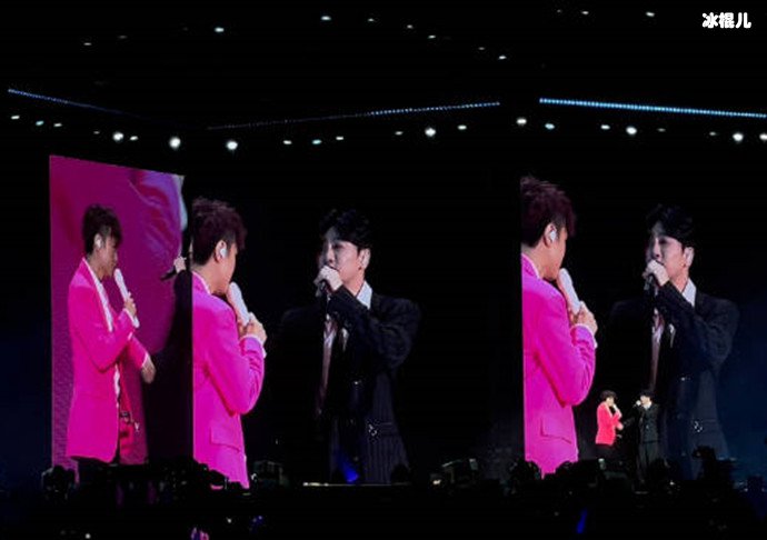 古巨基苏有朋演唱会现场照