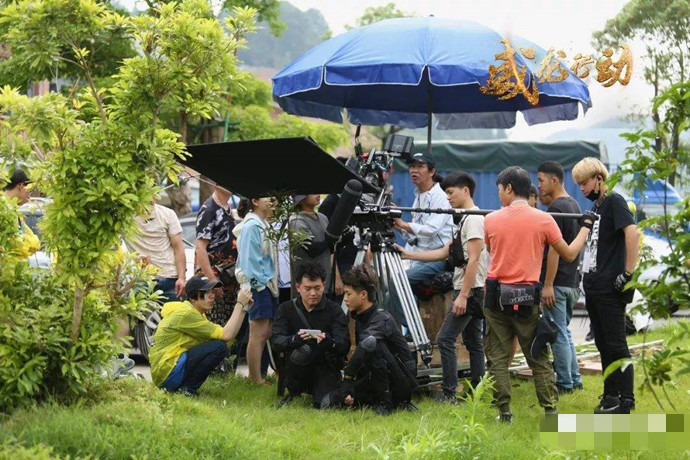 许华升微电影《威龙行动》拍摄现场