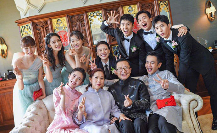 张若昀爸爸张健并未出席儿子婚礼