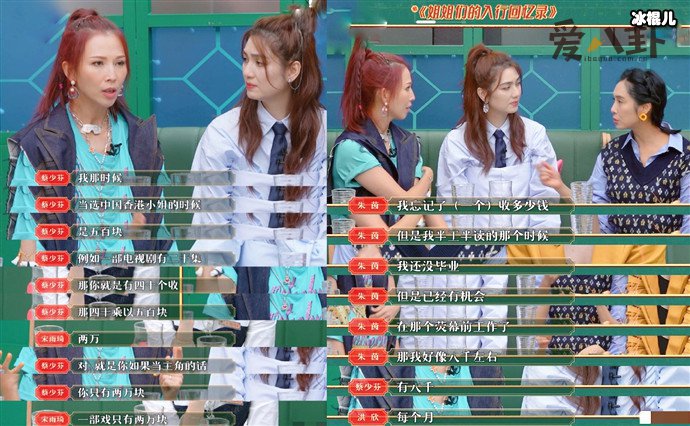 蔡少芬透露港姐工资