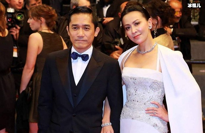 刘嘉玲梁朝伟合影